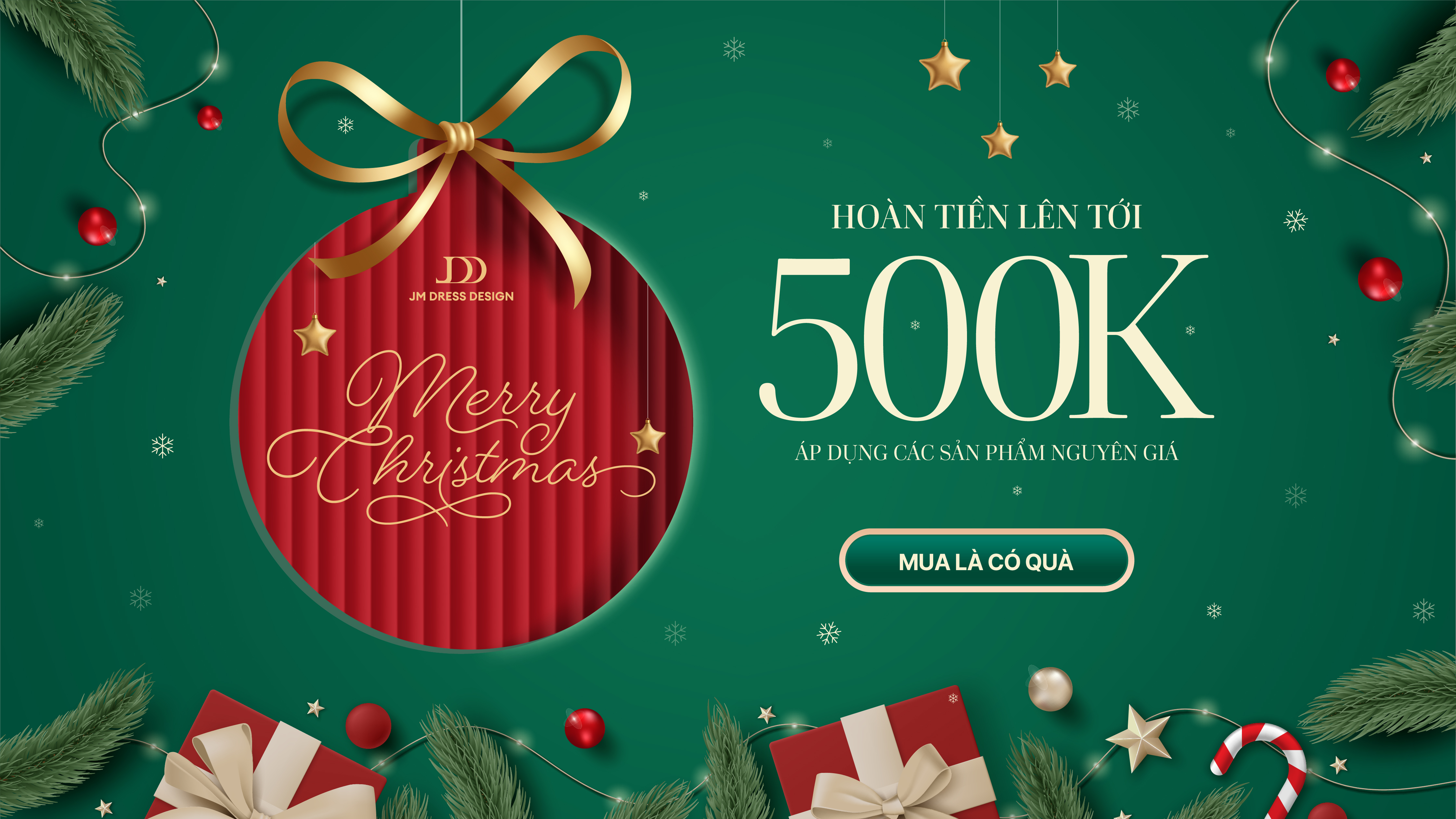 ĐÓN GIÁNG SINH - RINH ƯU ĐÃI CUỐI CÙNG TRONG NĂM CÙNG JM | BUFFET 226K & HOÀN TIỀN 500K